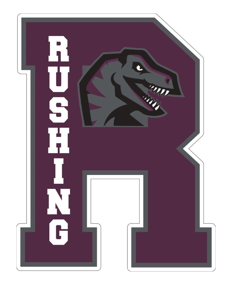 Rushing middle school cup decal